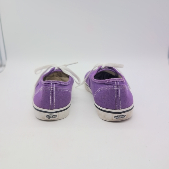 Vans Purple Canvas Sneakers Kids Sz 3 T-375 - Picture 5 of 8